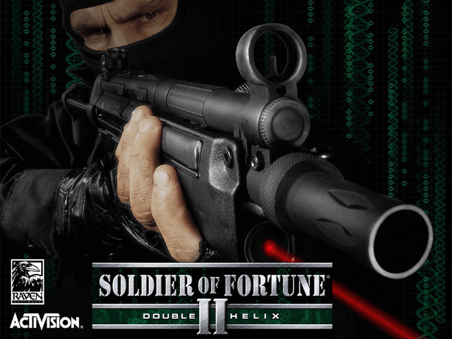 Soldier of Fortune 2 title screen for Xbox